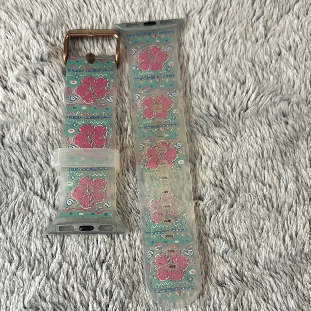 Simply Southern Hibiscus Apple Watch Band